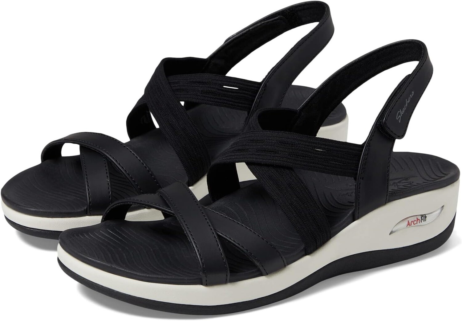 

Сандалии SKECHERS Arch Fit Sunshine - Luxe Lady, черный