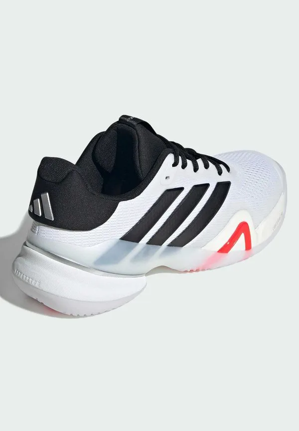 Теннисные кроссовки barricade 14 для игры на всех типах кортов Adidas Performance, Cloud White Core Black Lucid Red — фото 4