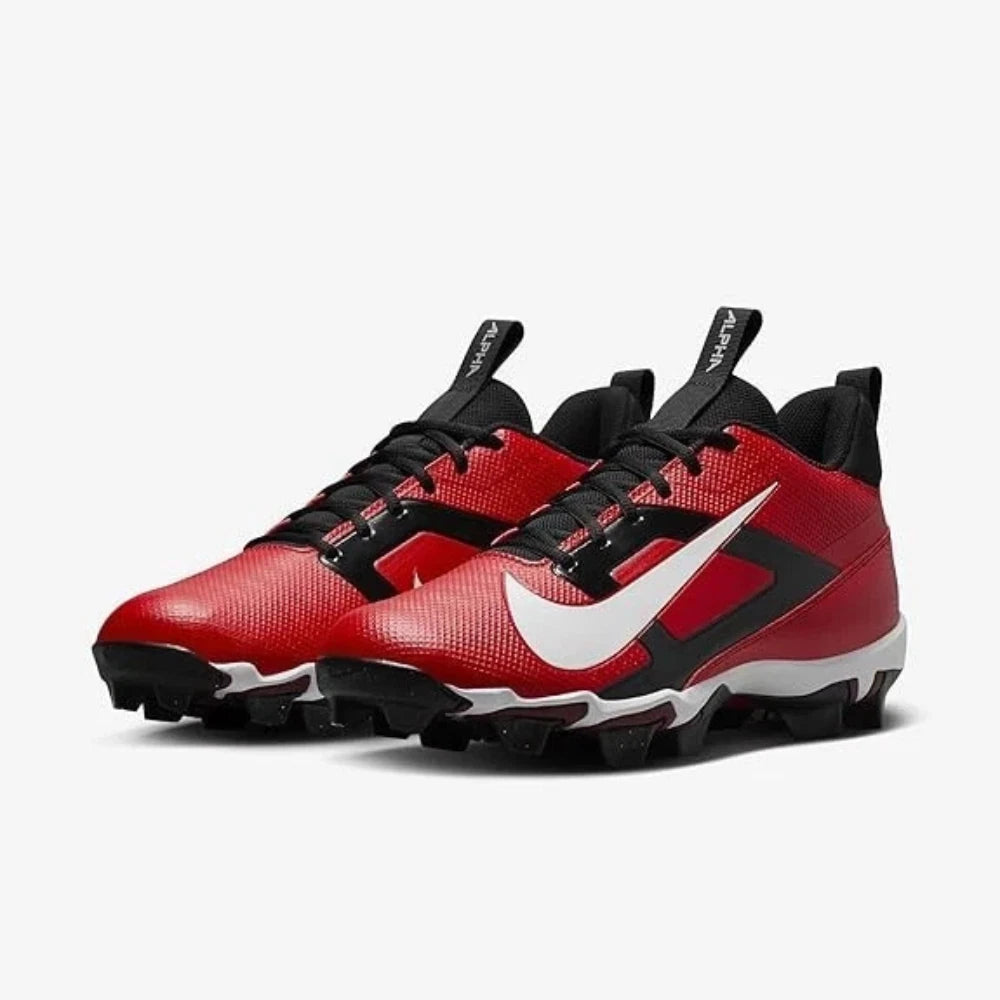 Футбольные бутсы Nike Alpha Menace 4 Shark FN0028-600 мужские, красно-белые, UWU833 Nike, красный