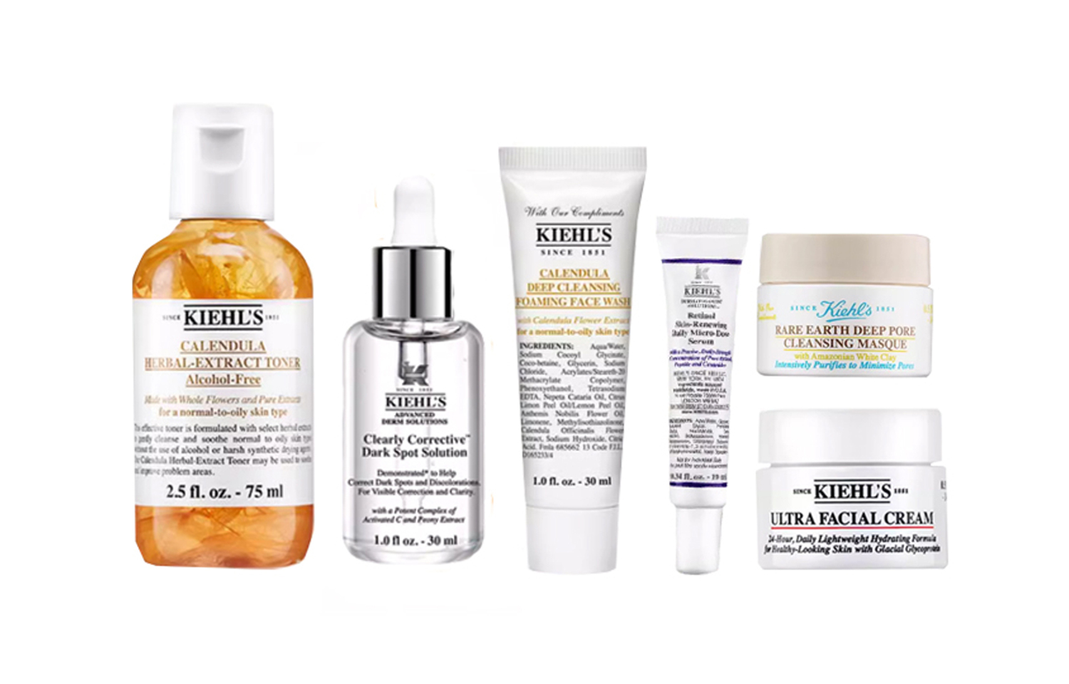 Набор для ухода за кожей Kiehl's Keyanshi All Star Box, 6 предметов — фото 2