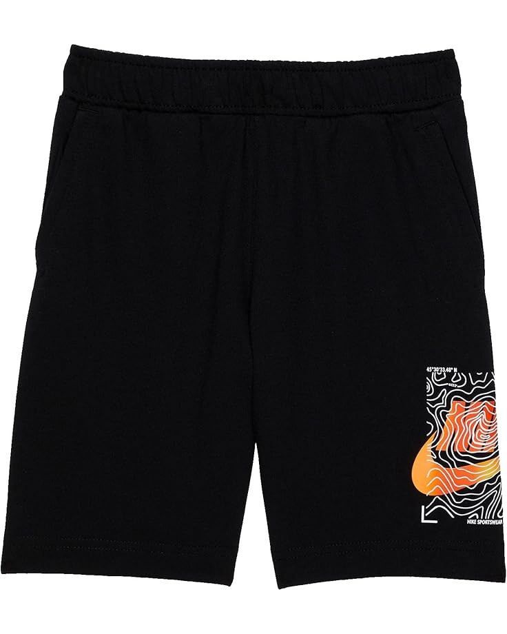 

Шорты Nike Kids Sportswear French Terry Shorts, черный