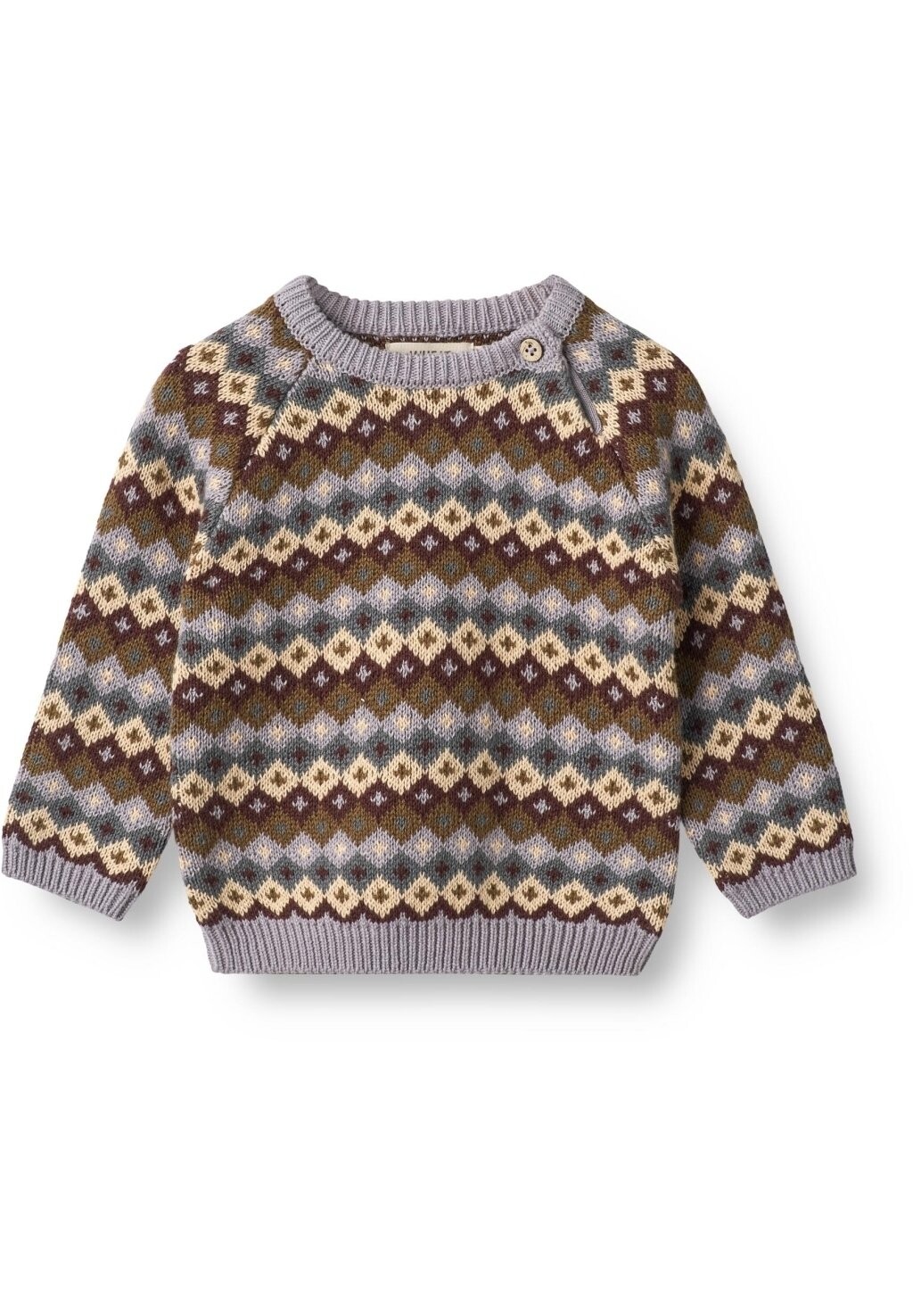 

Вязаный свитер MIMI JACQUARD Wheat, цвет multi lavender