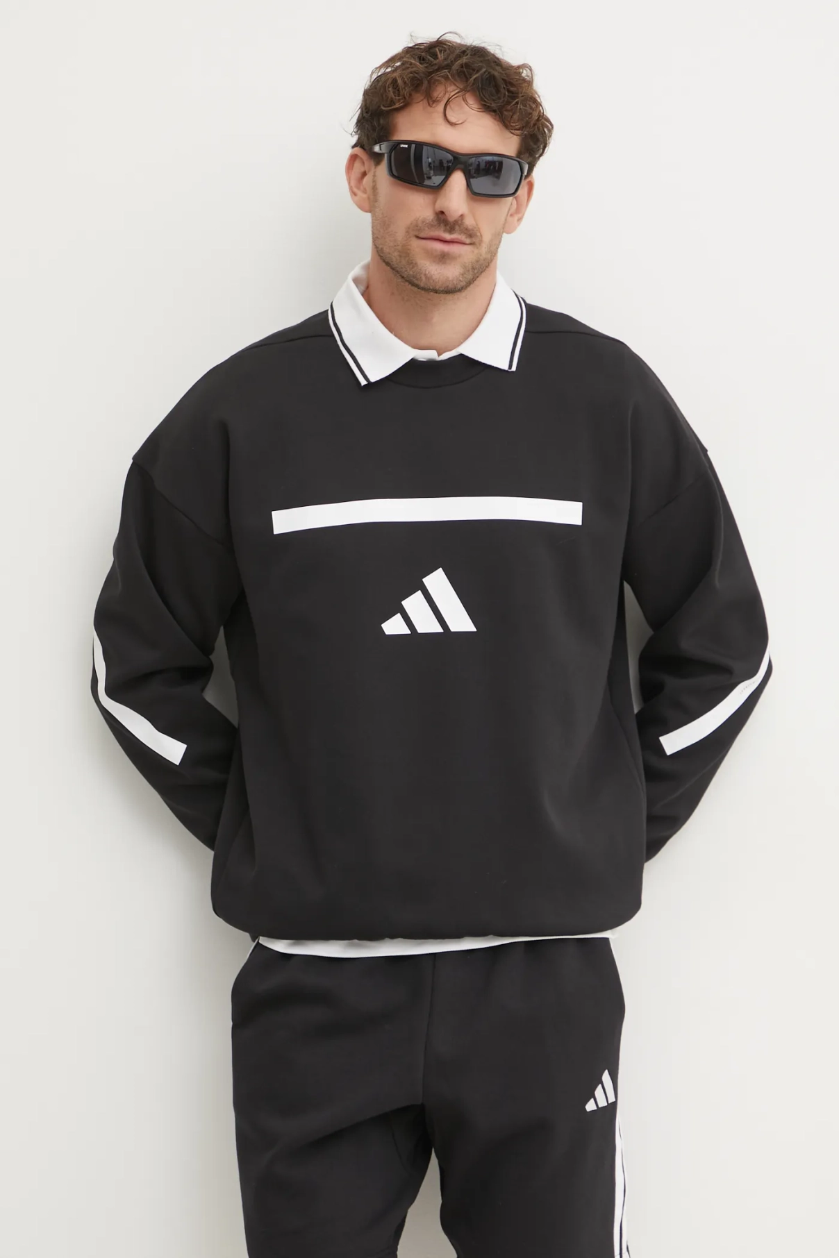 

ЗНЕ толстовка adidas, черный