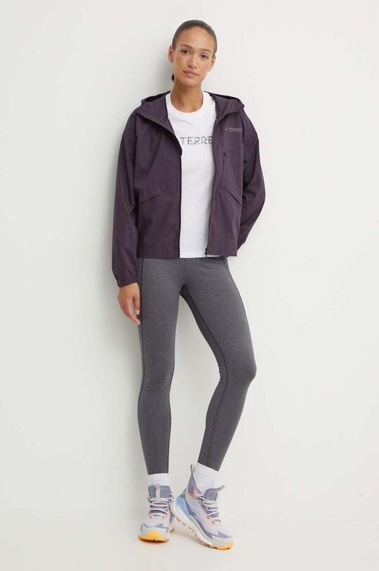 Куртка Adidas Terrex Xploric Wind, фиолетовый — фото 2