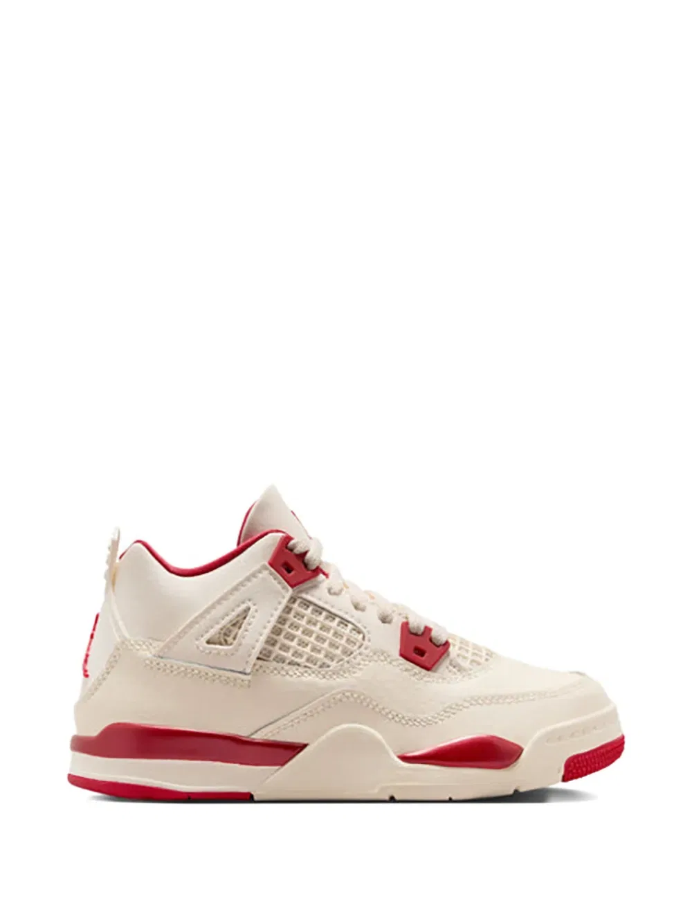 Кроссовки Air Jordan 4 PS "День святого Валентина" на шнуровке Jordan Kids, нейтральный — фото 2