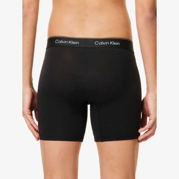 Трусы-боксеры Calvin Klein Icon с эластичной резинкой, черный — фото 3