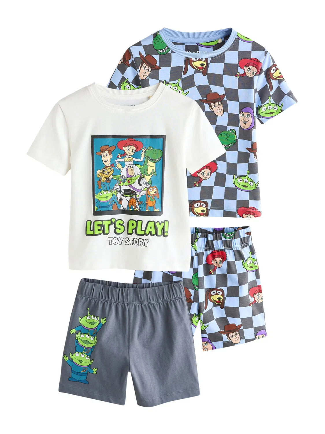 Пижама 'История игрушек' Next, Light Blue/Grey/White