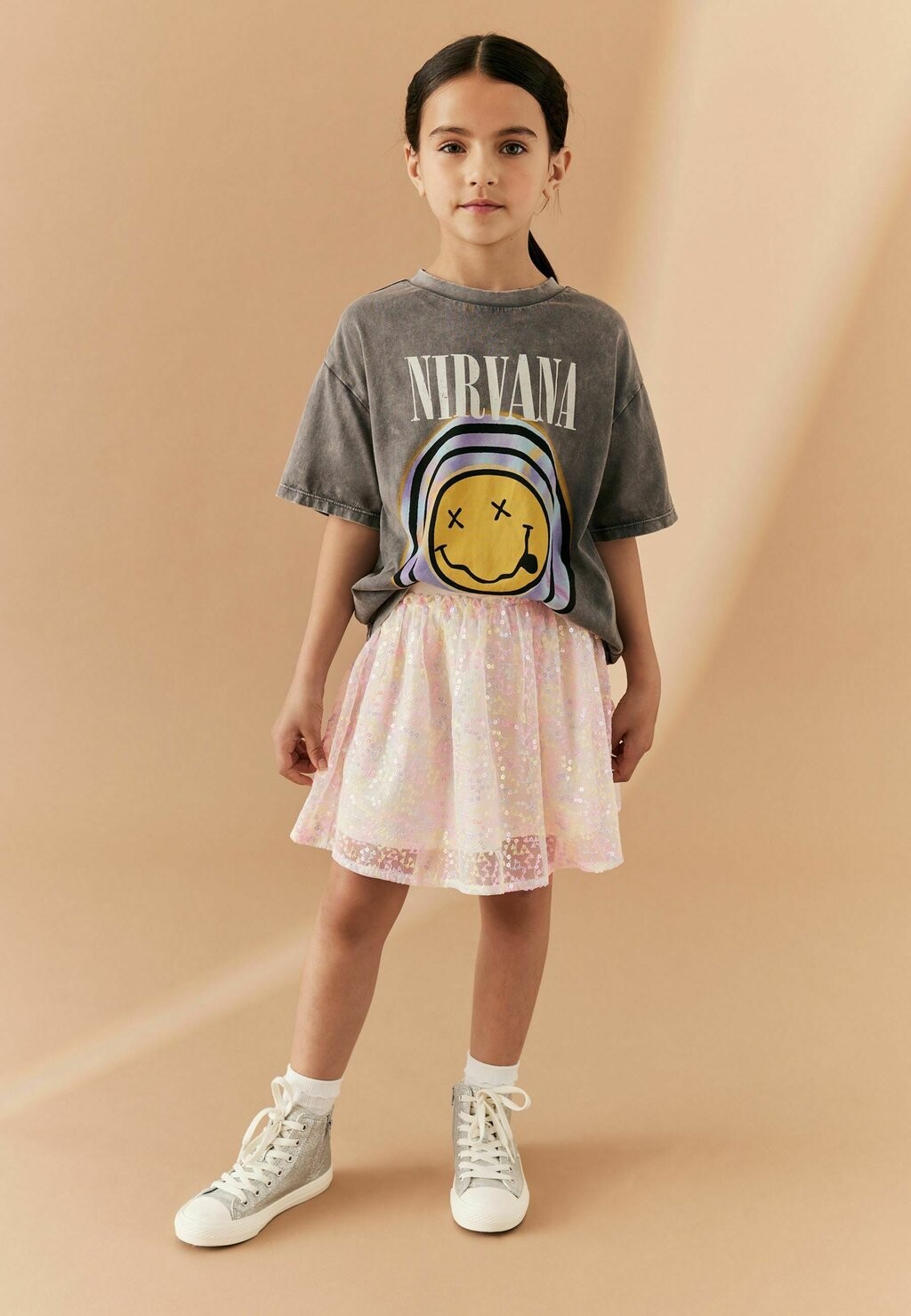 

Юбка-колокольчик Regular Fit Next, цвет pink multi floral