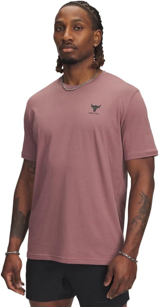 

Мужская футболка с коротким рукавом Under Armour Project Rock Simple, (651) Maroon Mist/Black, Черный, Мужская футболка с коротким рукавом Under Armour Project Rock Simple, (651) Maroon Mist/Black