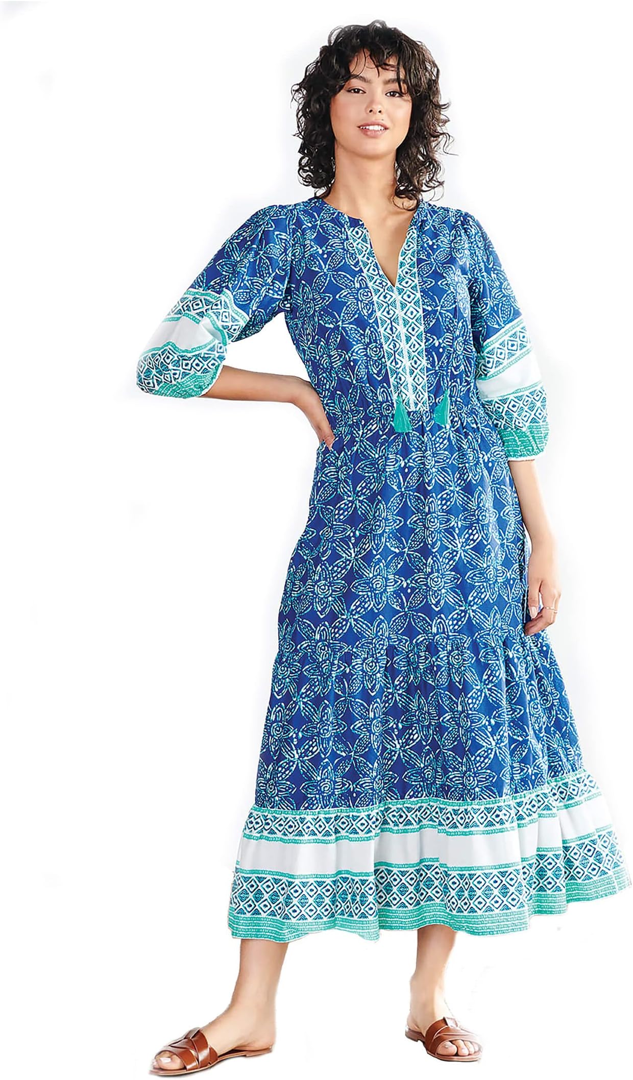 

Платье Hatley Celine Maxi Dress - Starburst Batik, цвет Starburst Batik