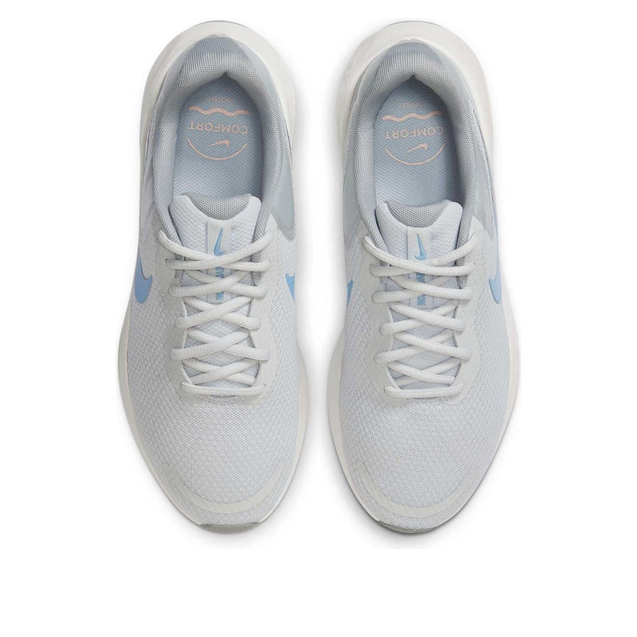 Кроссовки (WMNS) Nike Revolution 7 'Photon Dust Psychic Blue White', серый — фото 4
