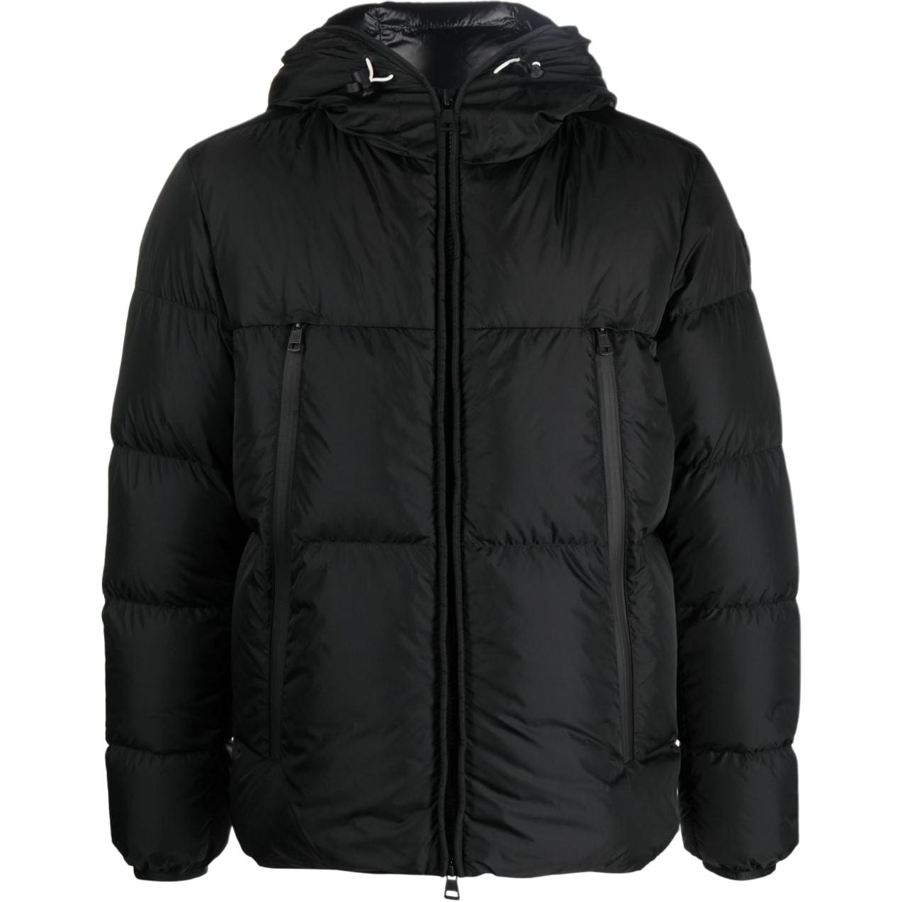 

Moncler Застёгивающаяся на молнию утеплённая куртка с капюшоном, Black