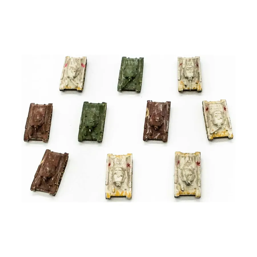 

Т-34/76 образца 1942 года, коллекция №3, WWII Micro Armour - Russia - Loose Miniatures (1:285)