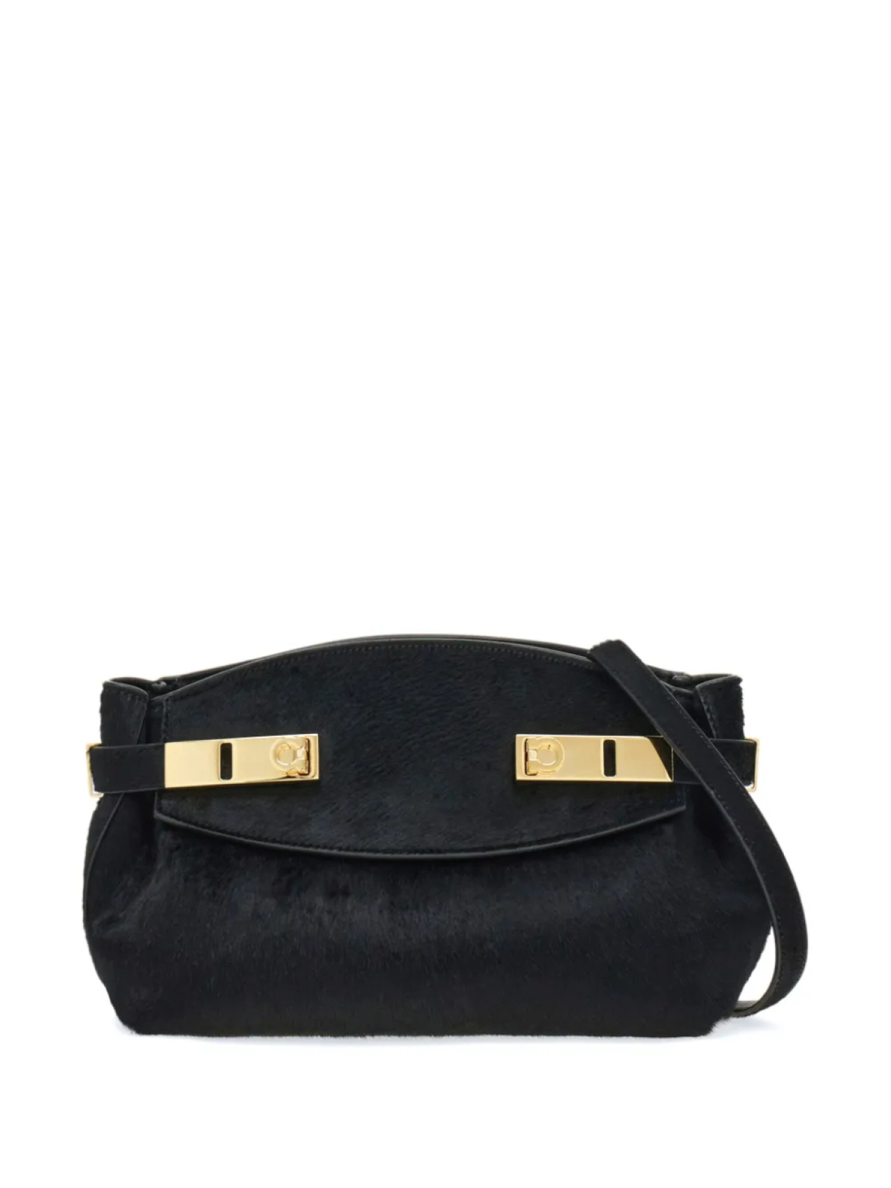 

Ferragamo сумка через плечо Hug, черный