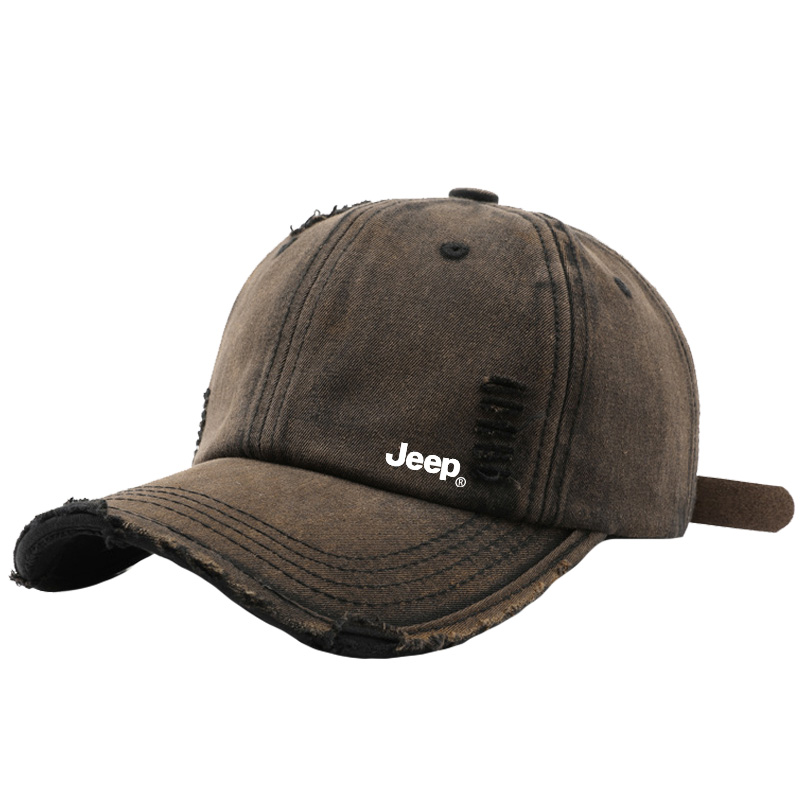 

Хлопковая бейсболка Unisex Jeep, черный coffee