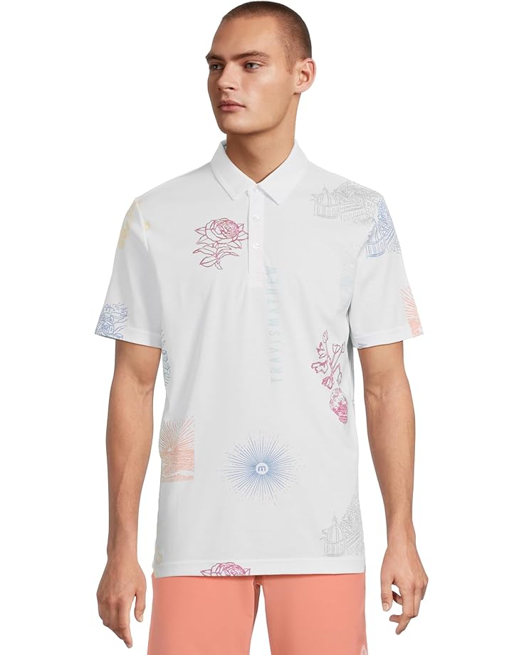 

Поло TravisMathew Passport Polo, белый