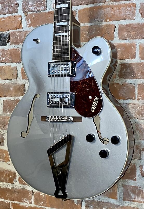 

Электрогитара Gretsch G2420 Streamliner Hollow Body with Laurel Fretboard, Chromatic II 2020 - 2021 Phantom Metallic