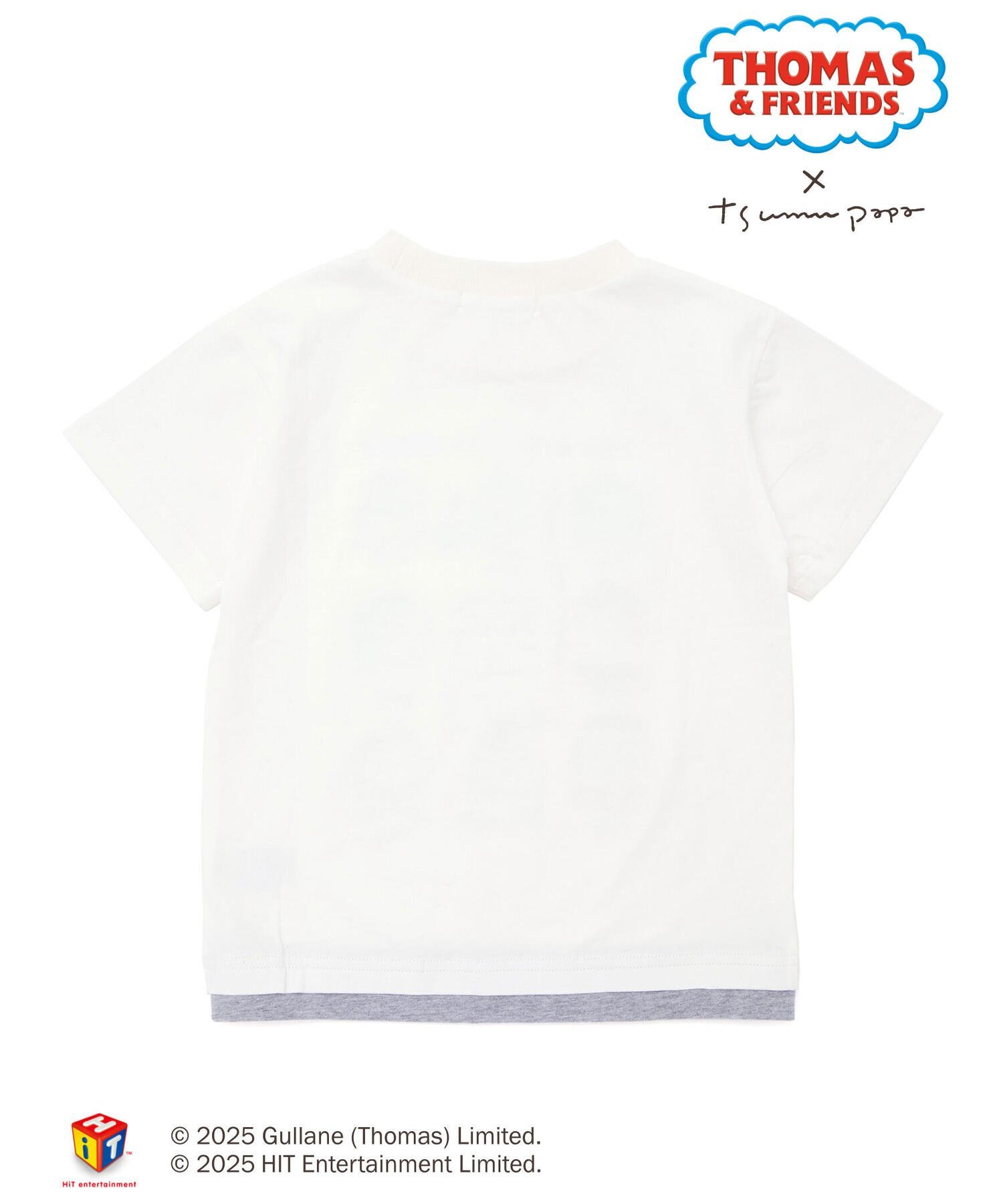 Футболка с коротким рукавом и плотным принтом THOMAS & FRIENDS (80-120 см) Slap Slip, white — фото 3