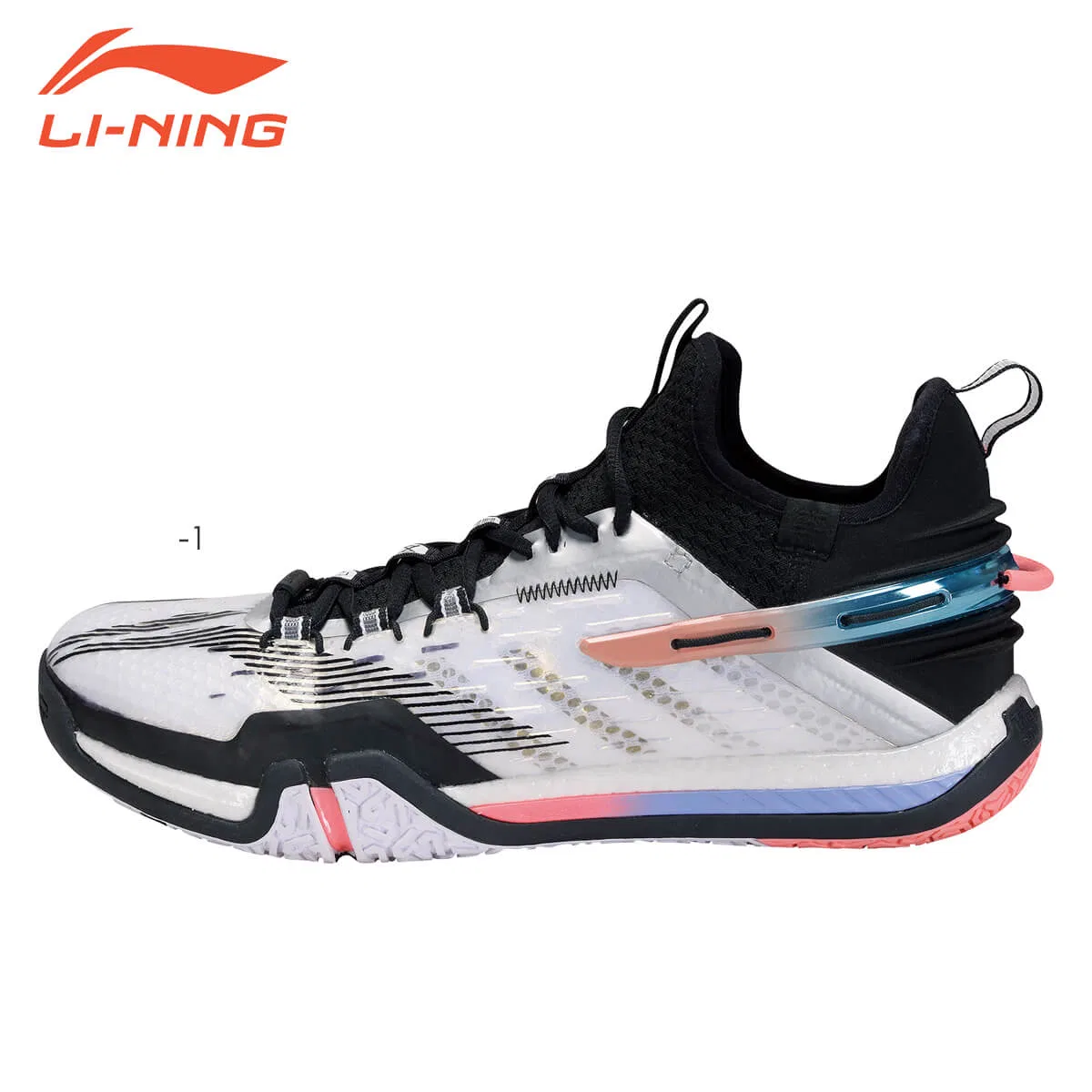 Кроссовки для бадминтона «AYAQ009» от Li-Ning, -1. White/Black