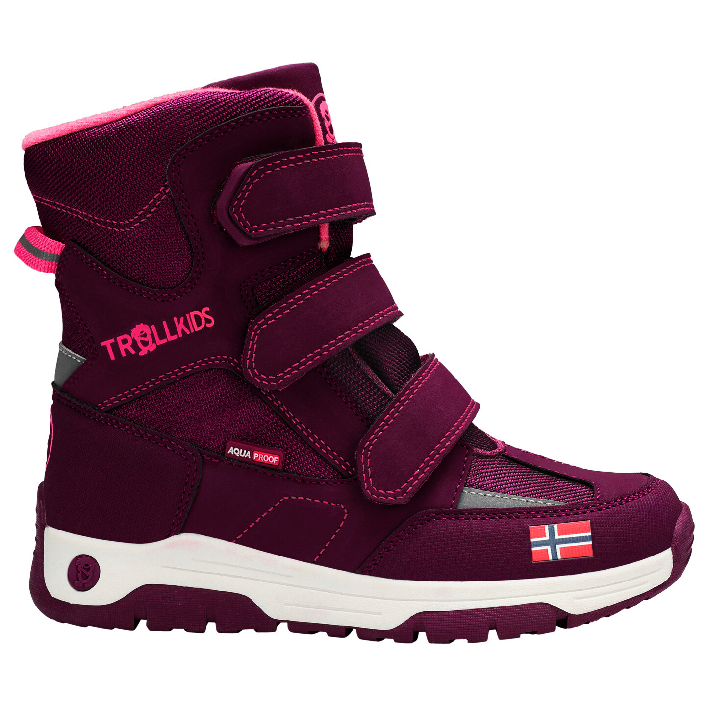 

Зимние ботинки Trollkids Kid's Lofoten Winter Boots, цвет Redwood/Sweet Cherry