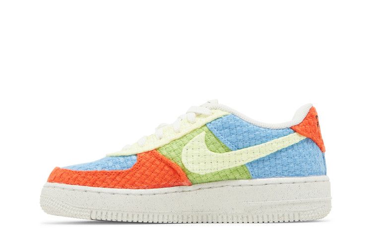 Кроссовки Nike Air Force 1 Low LV8 Next Nature GS 'Hemp - Multi', разноцветный — фото 4