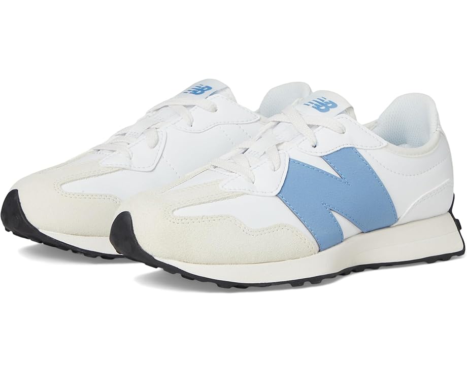 

Кроссовки New Balance Kids 327, цвет White/Blue Laguna