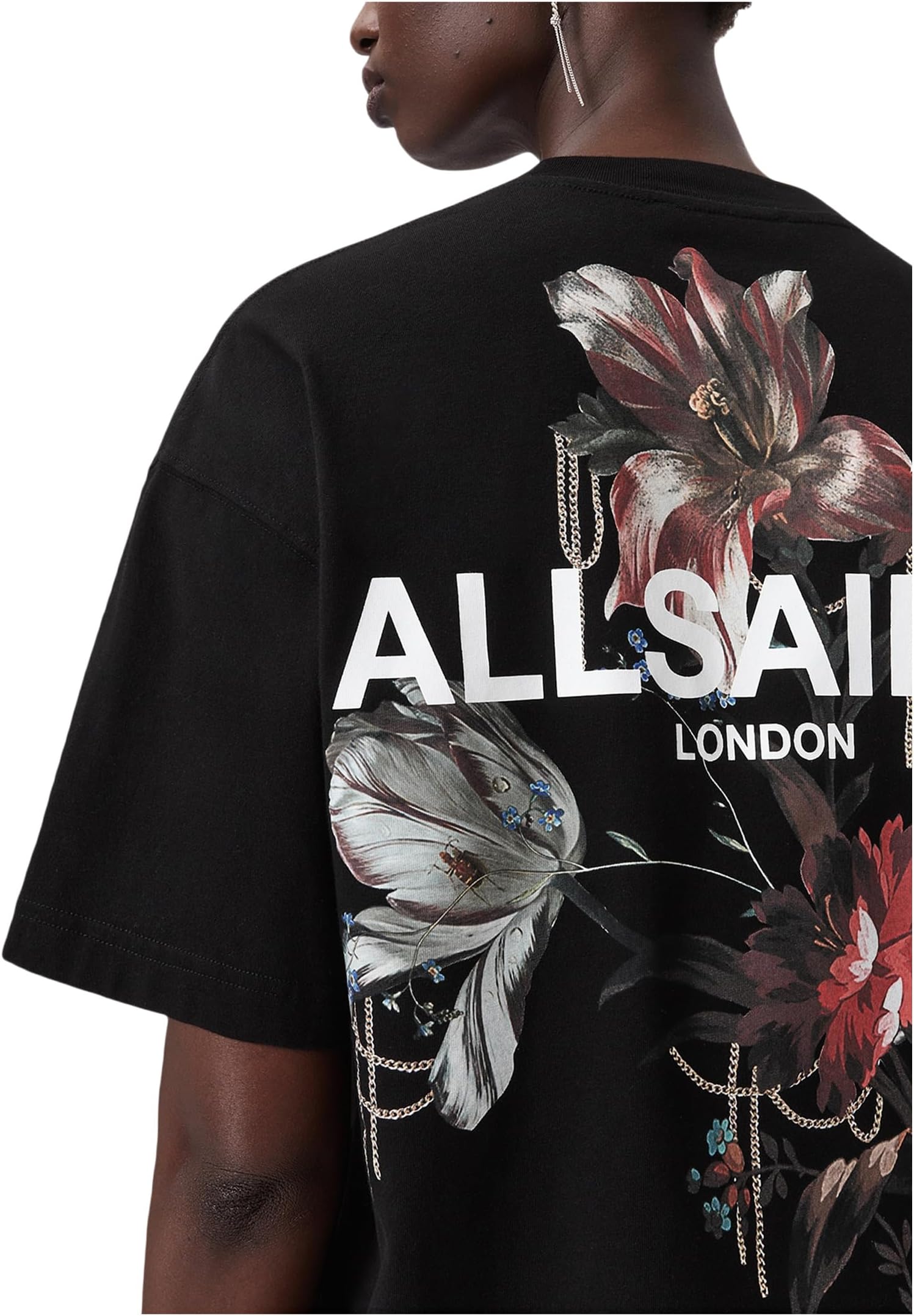 Женская футболка Ania Etta AllSaints, Black — фото 3