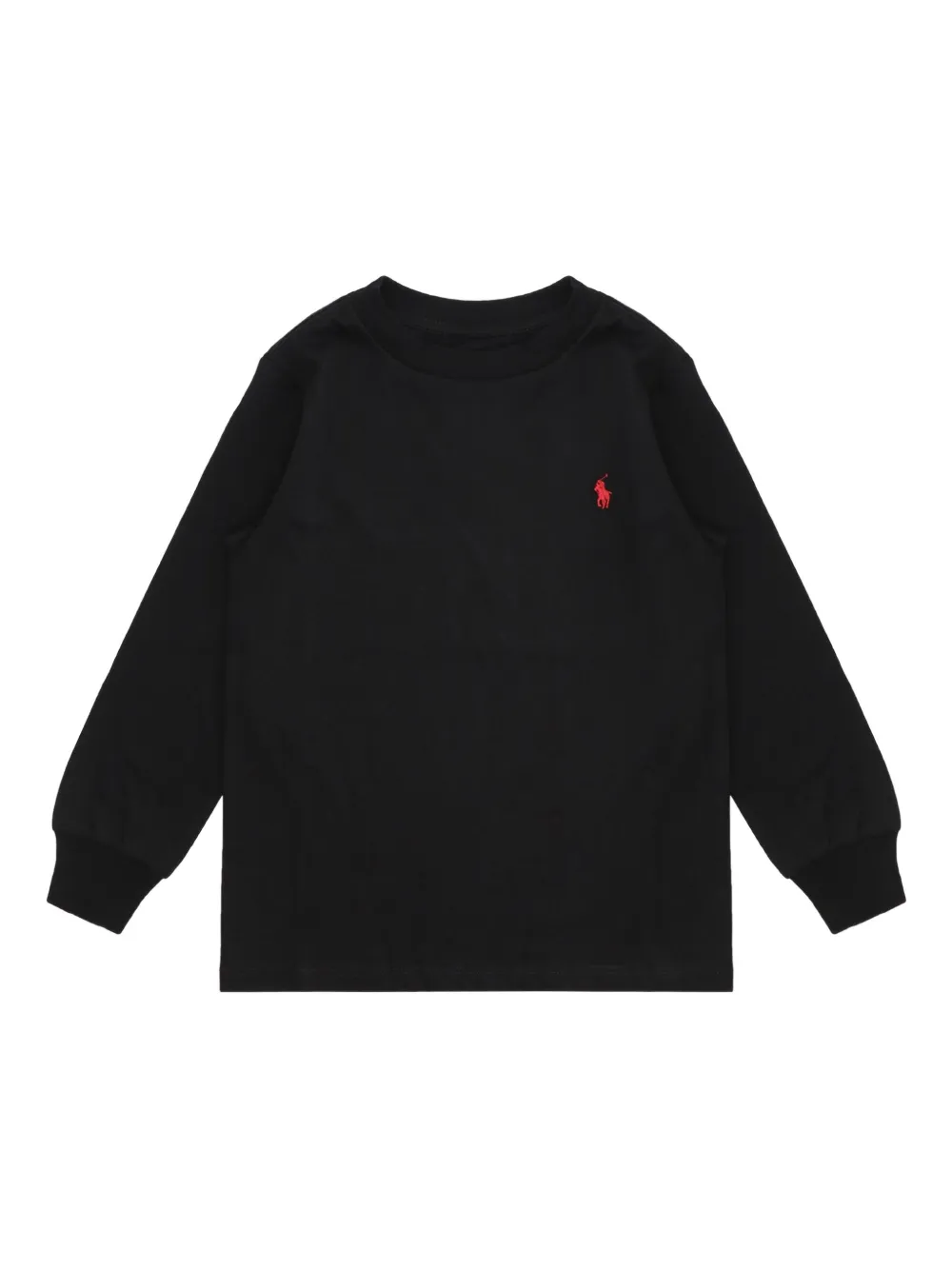 

Толстовка с круглым вырезом и логотипом POLO RALPH LAUREN KIDS, черный