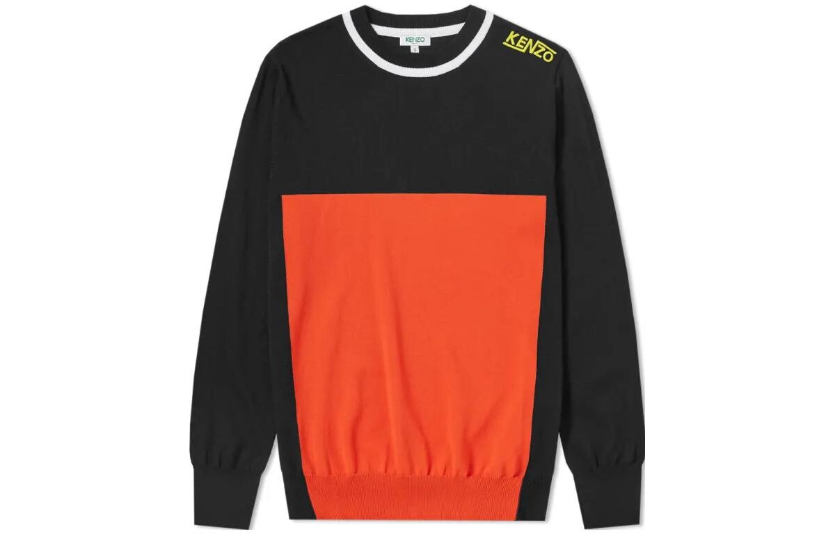 

Толстовка Kenzo мужская, черный / оранжевый