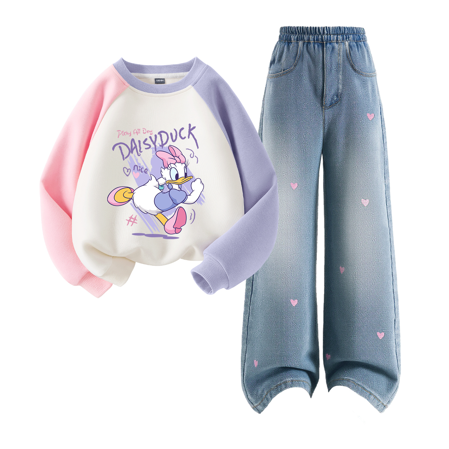 

Детская повседневная спортивная одежда Disney, фиолетовый