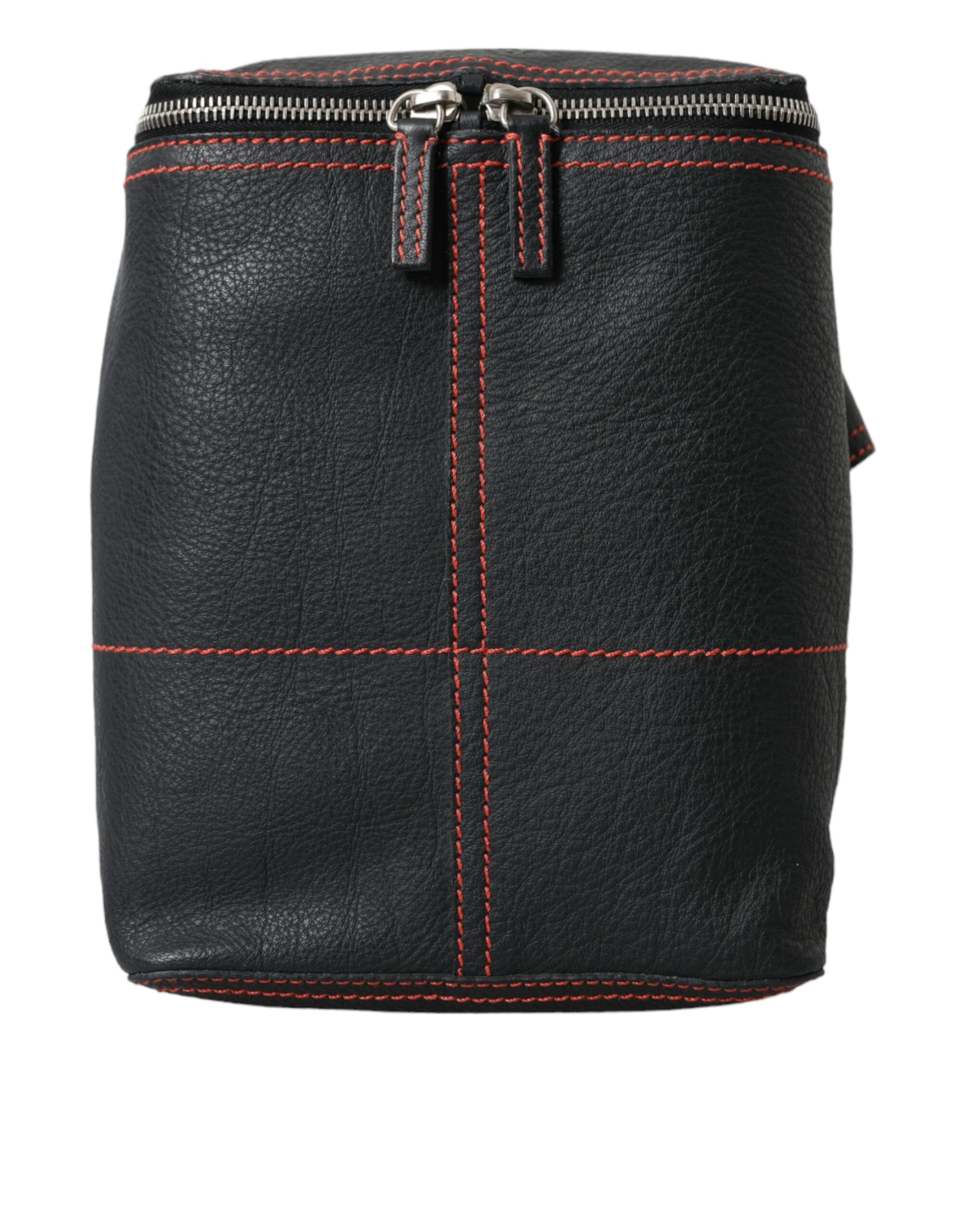 

Черный кожаный рюкзак Marsupio Vintage Daino, сумки через плечо Prada