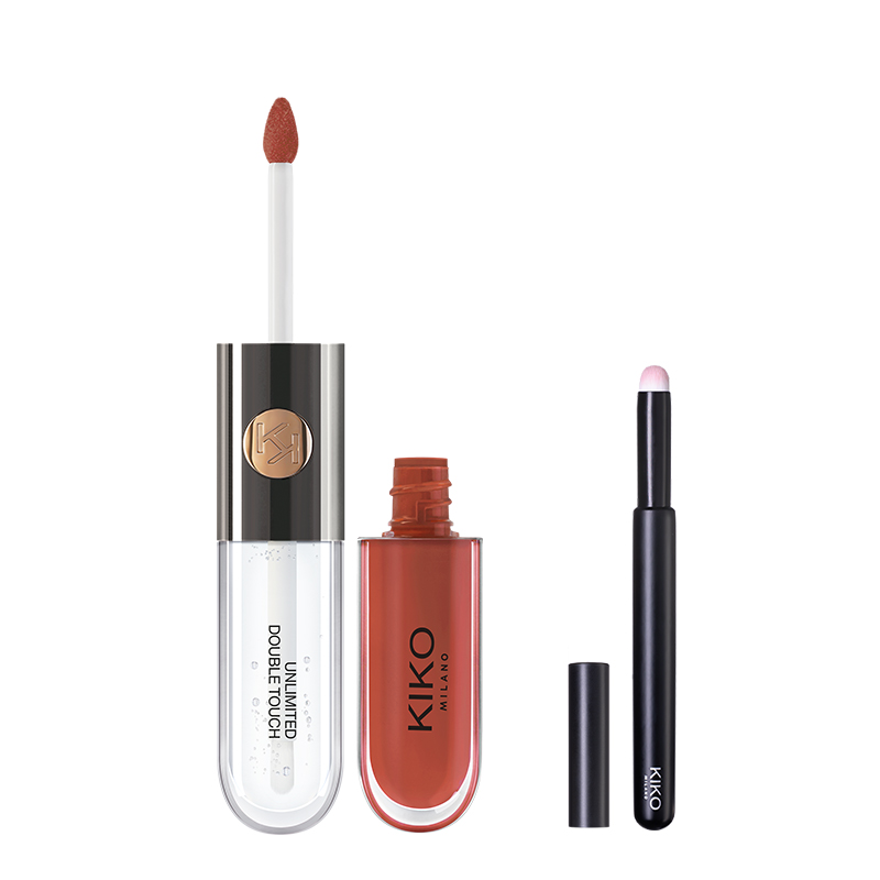 

Двойной аппликатор для губной помады зеркальное покрытие натуральный глянцевый блеск для губ с длительным эффектом 6мл KIKO