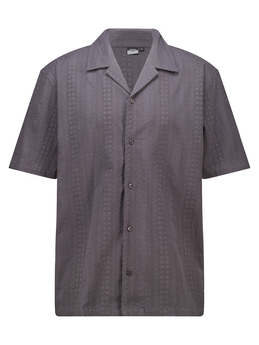 

Рубашка на пуговицах Comfort fit America Today, темно-серый