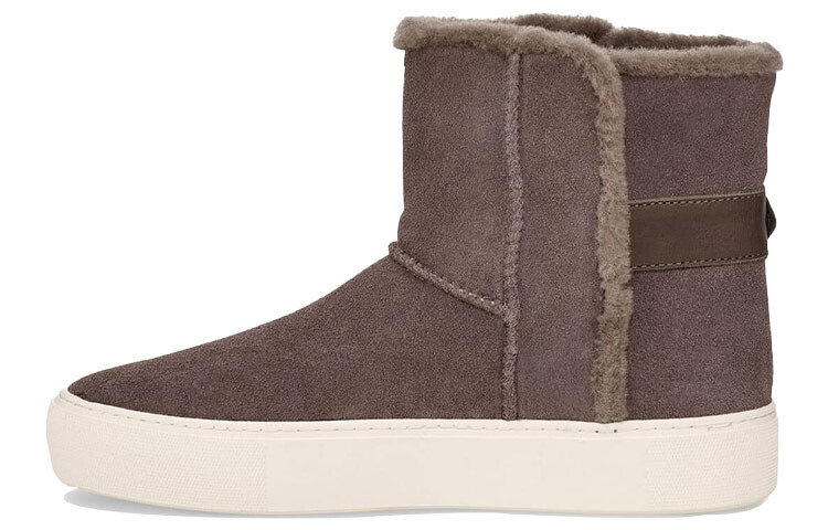 Зимние ботинки женские серые/коричневые Ugg