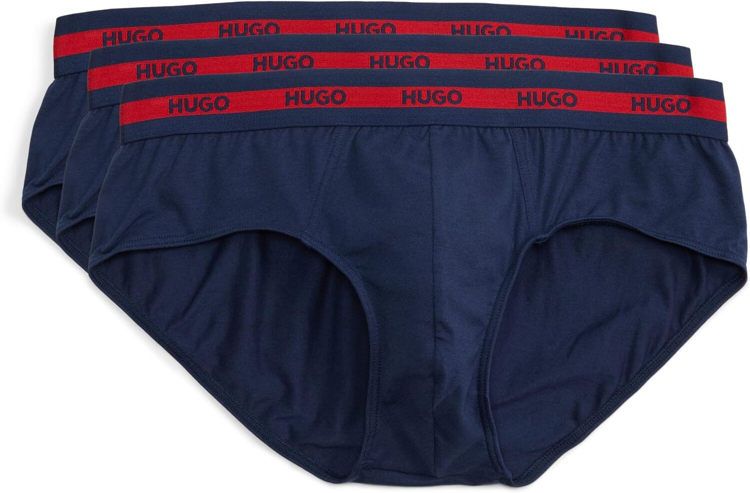 

Трусы BOSS HUGO Planet 3-Pack Hipster Briefs, цвет Blue/Blue/Blue