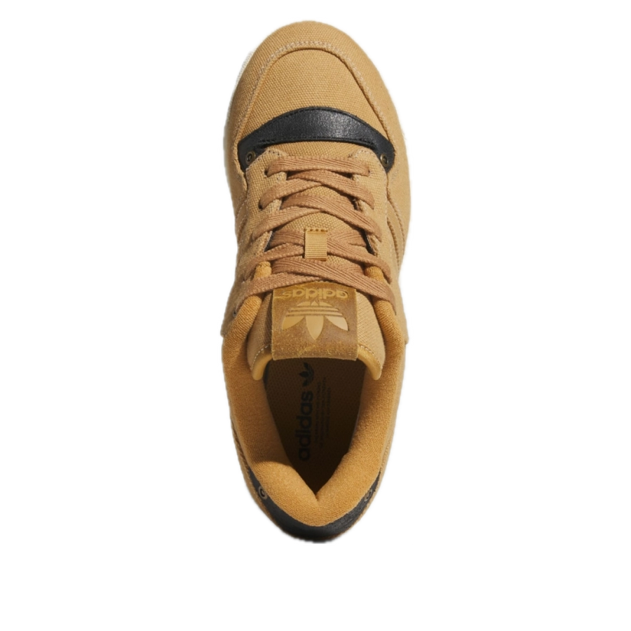 Кроссовки (WMNS) adidas Rivalry Low 'Mesa Core Black Cream White', зеленый — фото 4