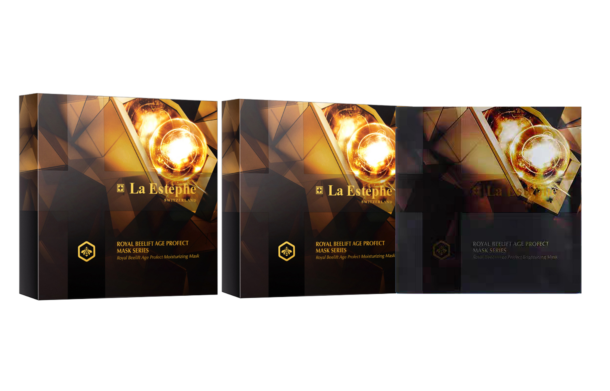 

LaEstephe Маска для лица Black Bee против старения, подтягивающая и увлажняющая, для всех типов кожи 28г*6 шт