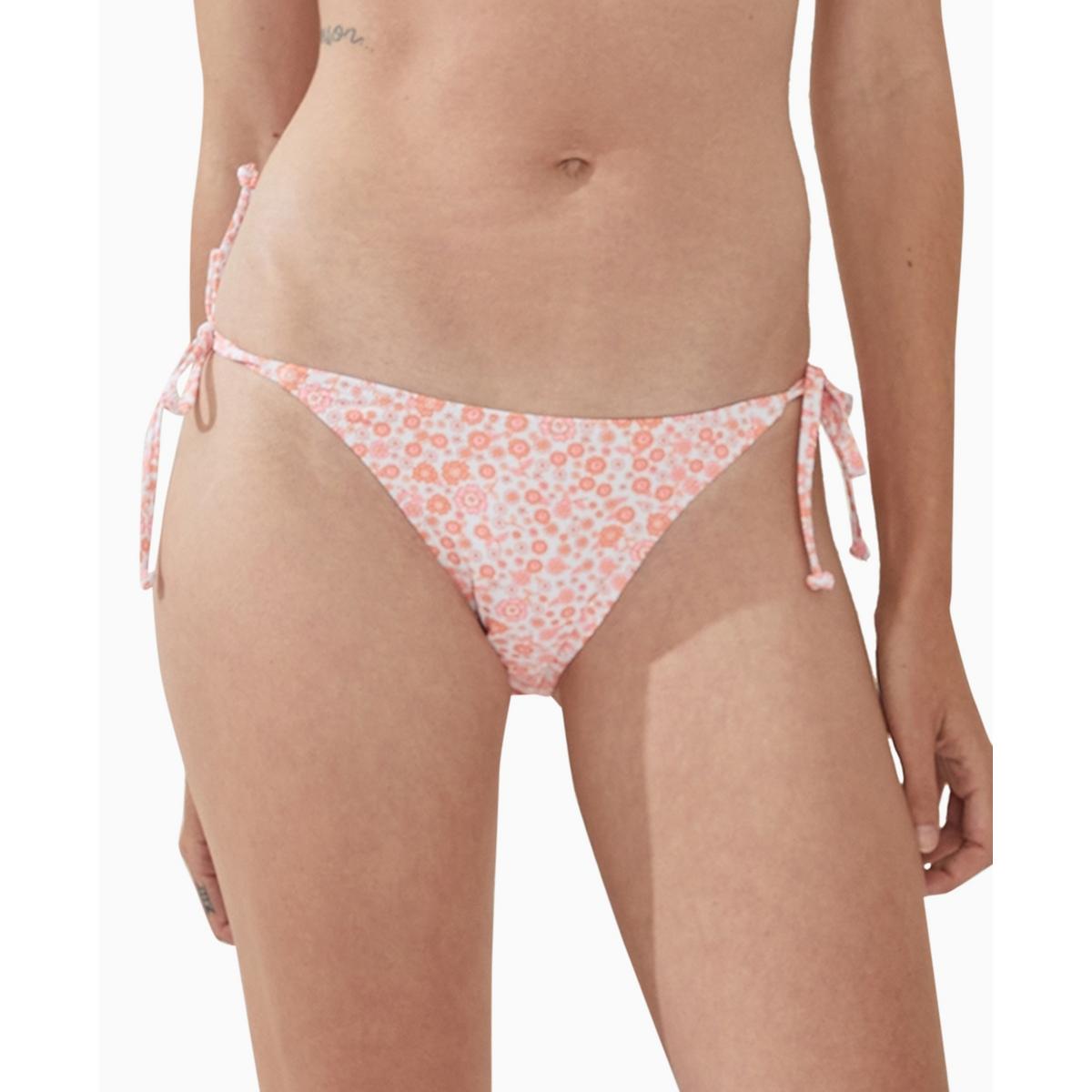 

Женские плавки с завязками по бокам, раздельные Cotton On, цвет retro ditsy pink