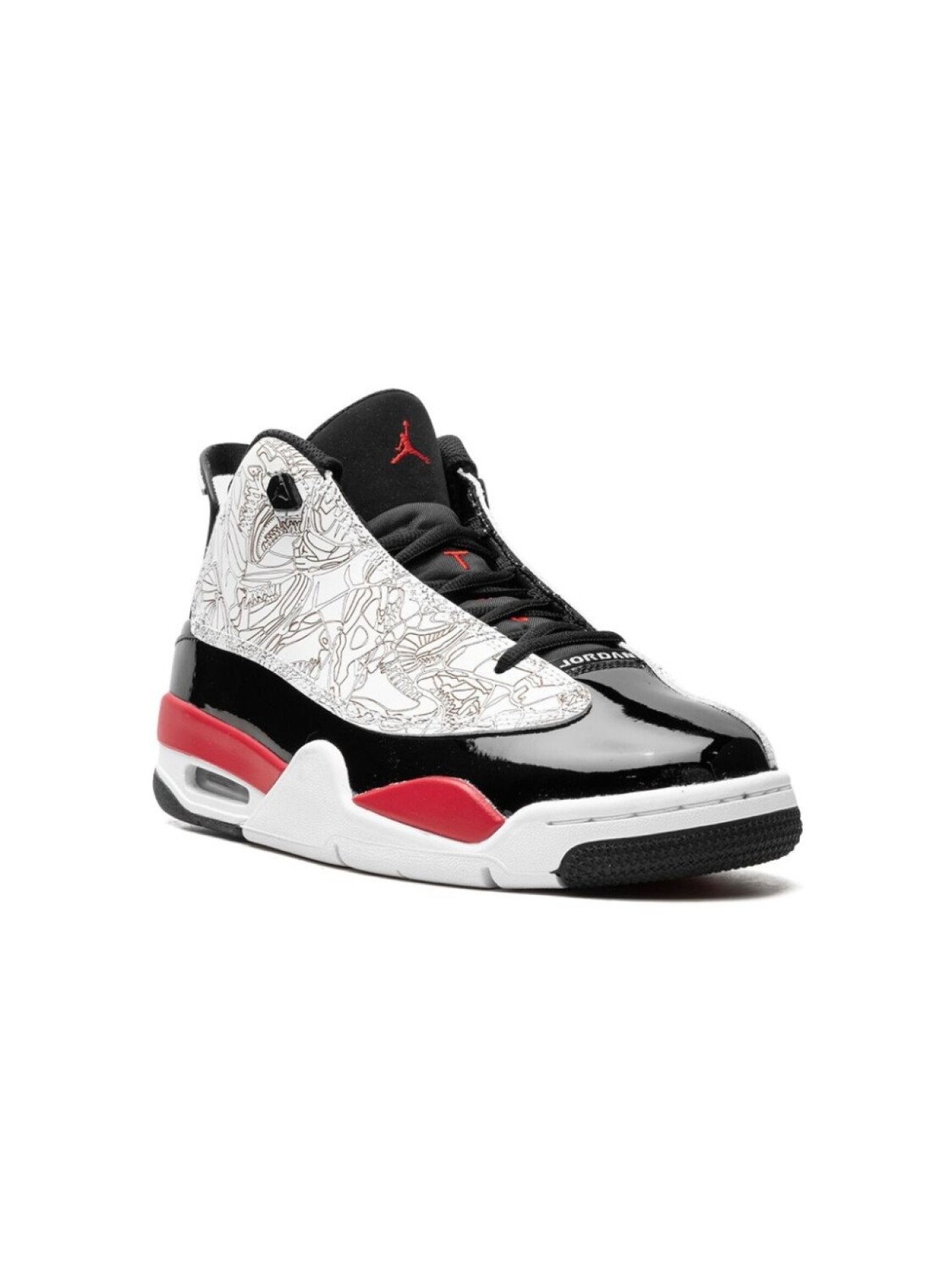 

Jordan кроссовки Air Jordan Dub Zero White/Fire Red, черный