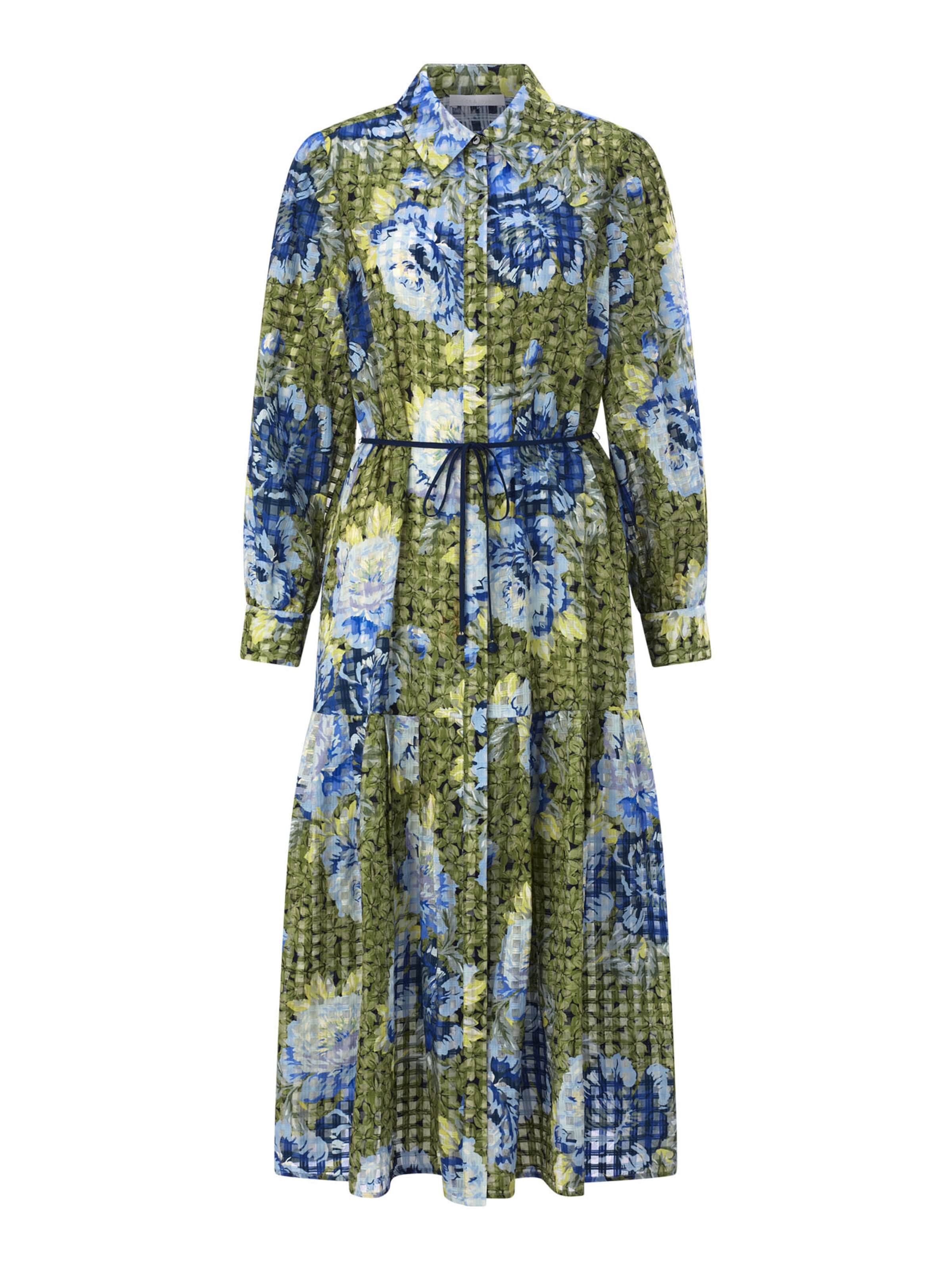 

Rich & Royal Платье-рубашка в светло-голубом и светло-зеленом цветах