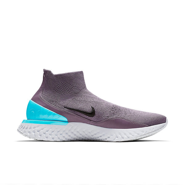 Кроссовки rise react flyknit 'gunsmoke' Nike, мультиколор — фото 2