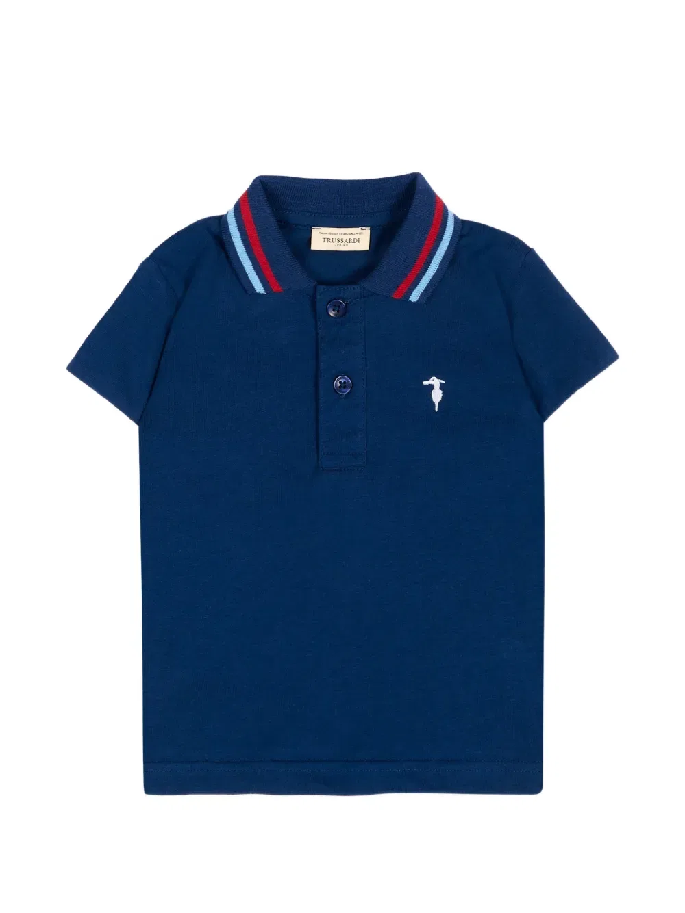 Поло-рубашка в полоску Trussardi Junior, синий