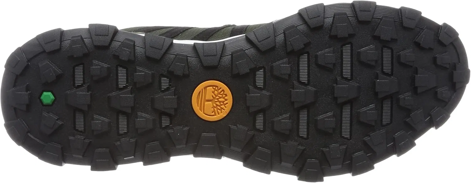 Мужские кожаные кроссовки Timberland Euro Rock с завышенной высотой носка, пшеничный цвет, Leaf Green — фото 3