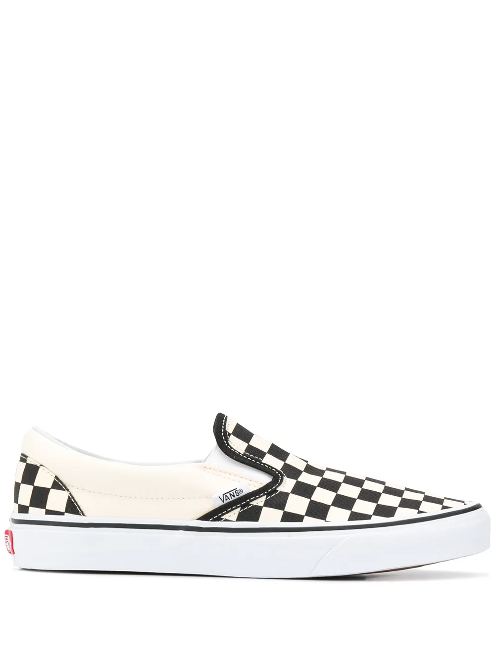 

Слипоны в клетку Vans, белый