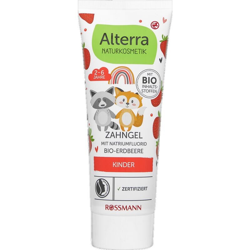 

Детский зубной гель клубника Alterra NATURKOSMETIK, 75 ml