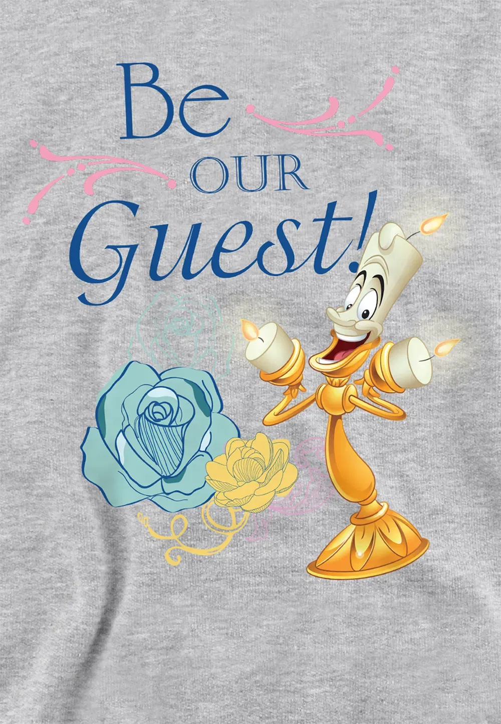 Детский худи Beauty And The Beast Disney, серый — фото 2