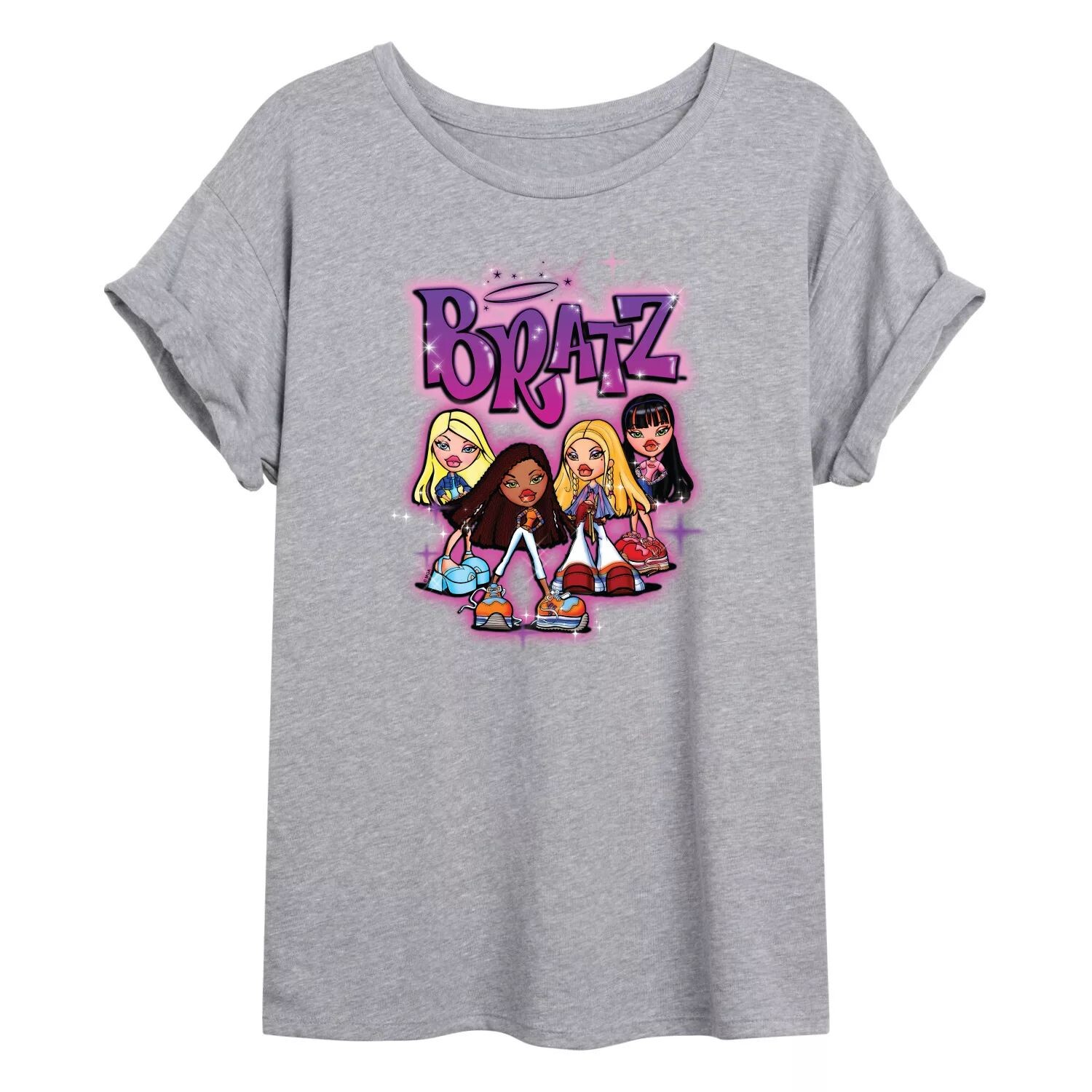 

Струящаяся футболка для малышей Bratz Doll Licensed Character, серый