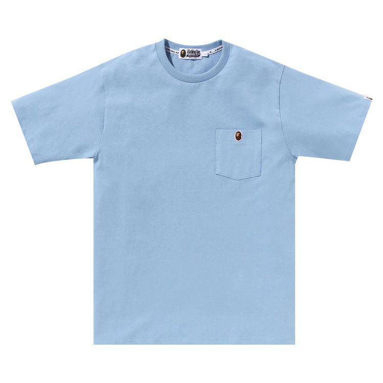 

Футболка BAPE Ape Head One Point Pocket Tee, Sax