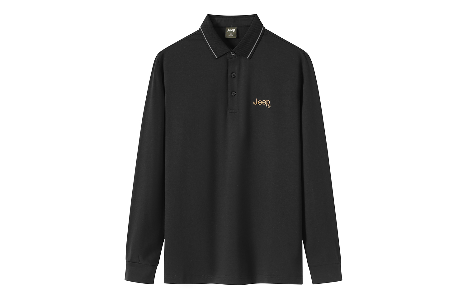 

Поло Unisex Lapel Moderate Straight Fit Jeep, темно-серый