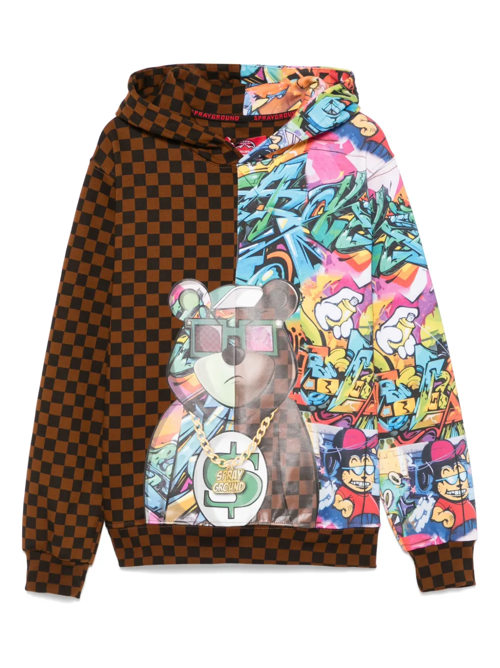 

Худи Bear Don't Care Split Sprayground Kid, коричневый